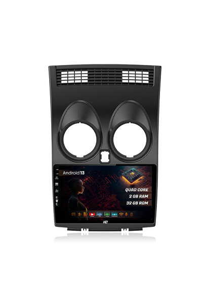 HUB64 Навигация Nissan Qashqai (2006-2014), 2GB RAM, Android 13, GPS, Wi-Fi, ...