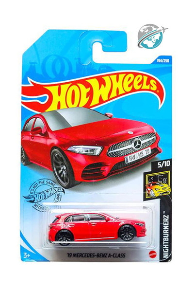 HOT WHEELS '19 Mercedes-Benz A-Class (1/64) Kırmızı - Yurt Dışı Uzun Kartonet...