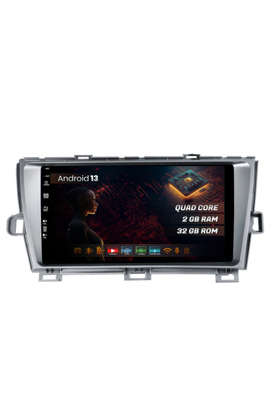 HUB64 Navigatie Toyota Prius (2009-2014), 2GB RAM, Android 13, GPS, Wi-FI, Ca...
