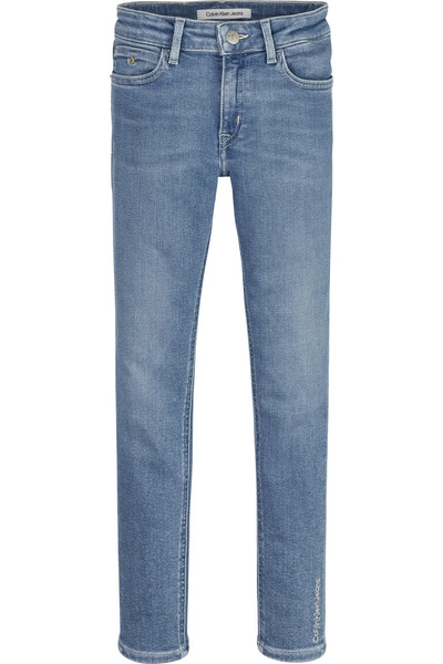 Calvin Klein SKINNY MR AZURE BLUE Kadın Mavi Kot Pantolon