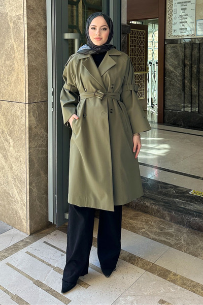 Ovn. Viyana Astarlı Trençkot - Haki