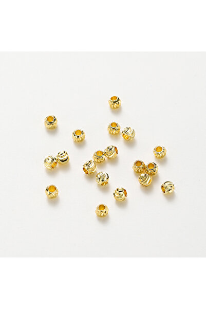 Choice 3 مم - 100 قطعة من الذهب عيار 18 قيراطًا style02 20 قطعة/الوحدة 18 قير...