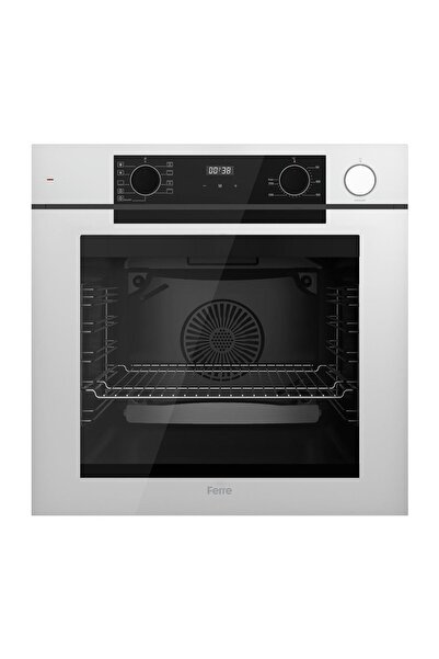 Ferre Steamart-Fryart Serisi Beyaz Set (CS206-FA + QEP64CB +D078) - Emaye Izgara