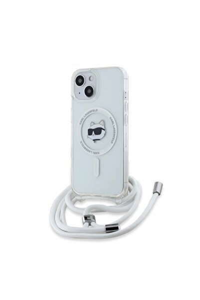 Karl Lagerfeld Carcasă pentru iPhone 14, Karl Lagerfeld, IML Crossbody MagSaf...