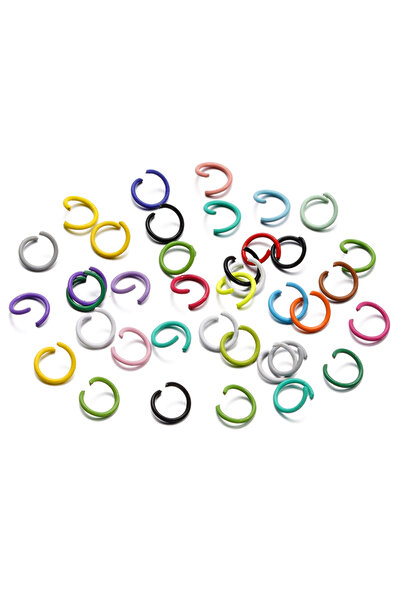 Choice 10 مم × 100 قطعة مختلطة 100 قطعة/الوحدة 1.2 × 10 مم حلقات القفز المفتو...