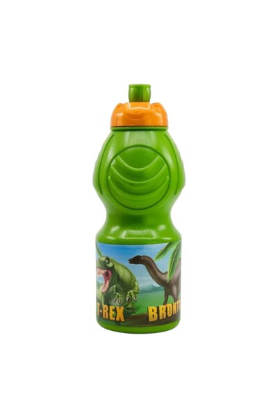 Disney Plastic water bottle, 400ml, Green, Dinosaur T-Rex
