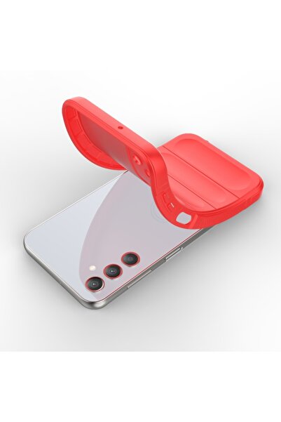 SKYDDAR INNOVATION Θήκη για Samsung Galaxy A25 5G, Magic Shield, κατασκευασμένη από σιλικονούχο ματ, σετ αυτοκόλλητων, μπλε