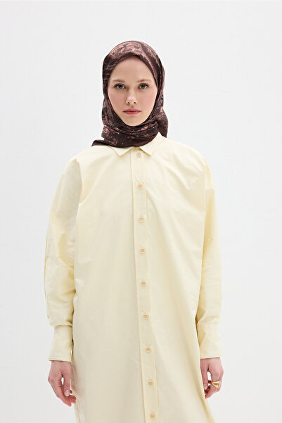 cs camellia scarf Eșarfă moale cu model Milano - maro