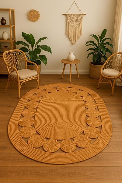 ModaCardin Jüt Kilim, Paspas, Mutfak Halısı, Banyo Paspası, Kilim, Halı, Otur...