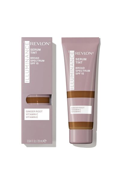 Revlon Illuminance Tinted Serum, Triple Hyaluronic Acid, SPF 15, 517 Amber, 0.94 fl oz