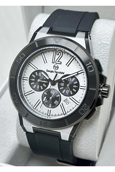 Sergio Tacchini Men's Wristwatch with Silicone Cord Function
