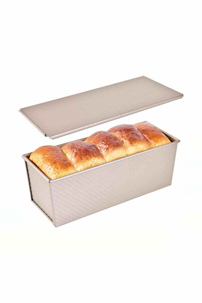 Perfect Home Non-stick bread baking dish with lid, rose gold color - 1000g