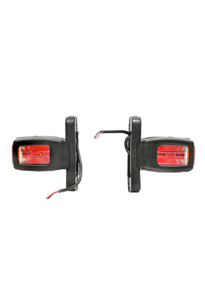 Led Light Alex Set 2 lampi led pentru gabarit 12 v-24 v brat scurt, 3 fete lu...