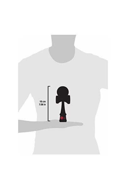 Kendama USA Kaizen Triple Stripe Gloss Pink with Three Black Stripes