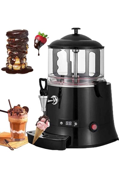 Genaric جهاز تسخين الشوكولاتة التجاري من جالدي بقوة 400 واط، جهاز تسخين قهوة وشاي حليب وشوكولاتة، جهاز تسخين