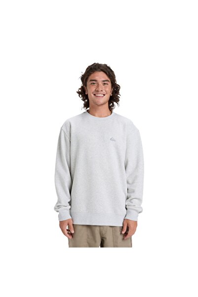 Quiksilver Salt Water Crew Men's Gray Sweatshirt Men's Sweatshirt Eqyft05158