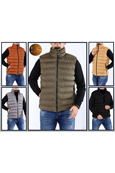 LASGARİS JEANS سترة منتفخة مقاس كبير للرجال