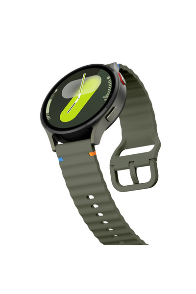 redmud teknoloji Silicone Watch Band with Wavy Stitching Detail Compatible with Honor Magic Watch 2 42mm (20 mm)