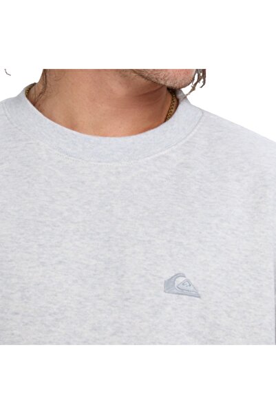 Quiksilver Salt Water Crew Men's Gray Sweatshirt Men's Sweatshirt Eqyft05158