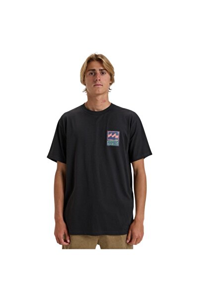 BİLLABONG Ανδρικό μπλουζάκι Stamp Ss ΜΑΥΡΟ ΑΝΔΡΙΚΟ ΜΠΛΟΥΖΑ EBYZT00293