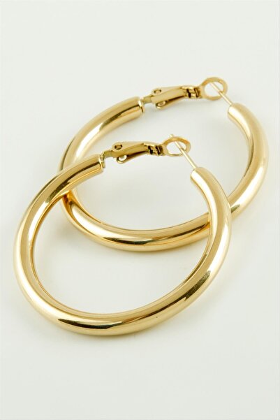 nolva Pipe Ring Luxury Steel Earring 3.5 cm