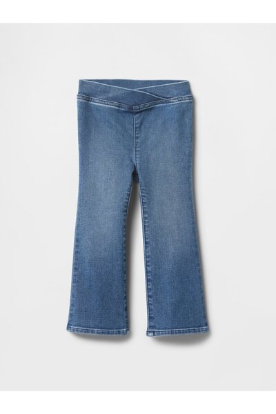 GAP Kız Bebek Mavi Denim Flare Jegging Pantolon
