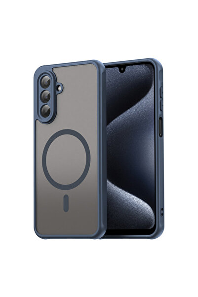 Techsuit Carcasă Samsung Galaxy A17 5G HaloFrost II MagSafe, albastru marin