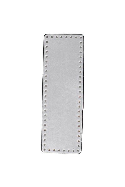 Ritzz قاعدة حقيبة من الجلد الصناعي الفاخر مقاس 24×8 سم (مستطيلة بدون مسامير) - لامع