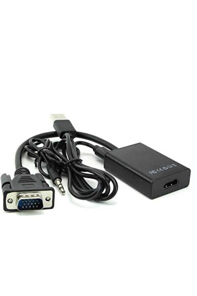 pluscore VGA to HDMI Çevirici DöNüştürücü Adaptör