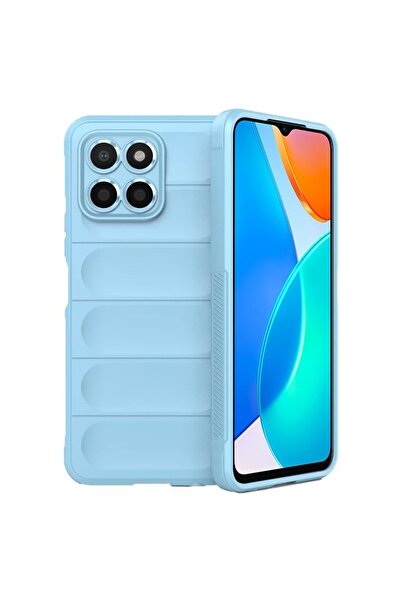 SKYDDAR INNOVATION Carcasă pentru Honor X6 / X8 5G / 70 Lite, Magic Shield, din Silicon Mat, set de autocolante, albastră