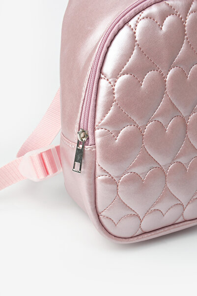 Le Mabelle Pudra Kalp Desenli Kız Çocuk Sırt Çantası