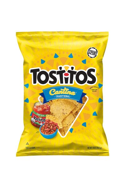Tostitos رقائق التورتيلا التقليدية كانتينا 10 أونصة (283.5 جم) - تصدير × 2 قطعة