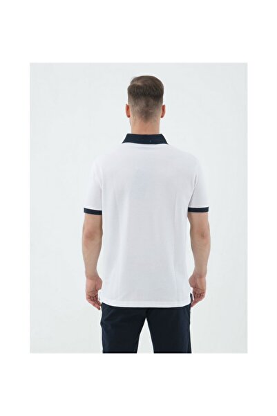 PAUL&SHARK MEN'S KNITTED POLOSHIRT C.WCOTTON