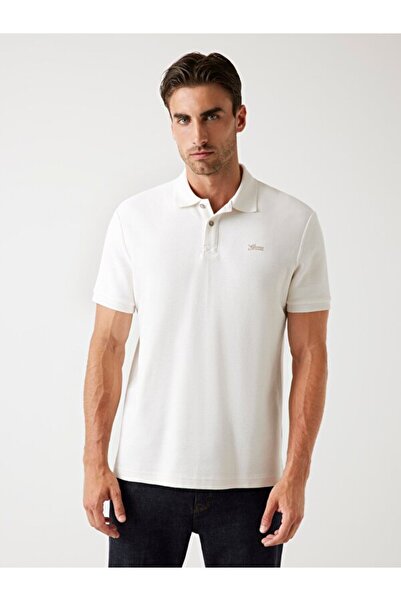 Guess Ανδρικό μπλουζάκι πόλο από βαμβάκι με κανονική εφαρμογή