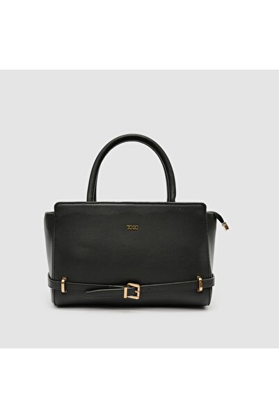 TOGO Siyah PU Kadın El Çantası [930241]