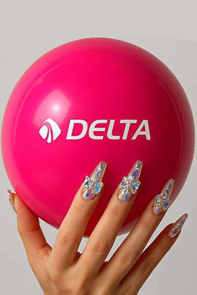 Delta 20 cm Pilates Topu – Motivasyon Veren Tatlı Fuşya Renk, Denge ve Pilate...