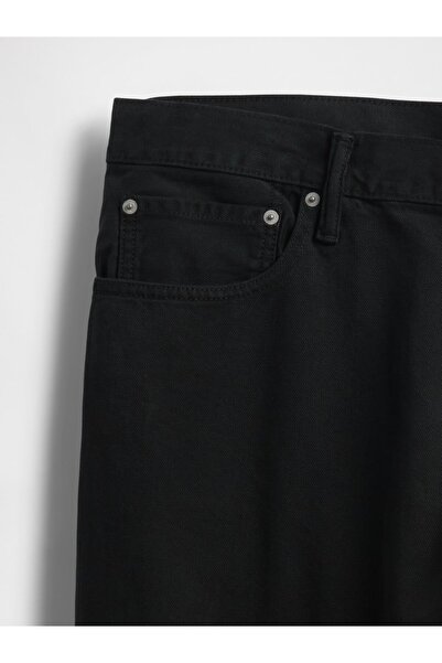 GAP Erkek Siyah Relaxed Straight Jean Pantolon