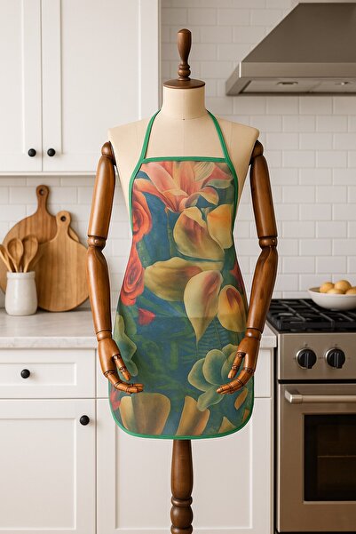 Limon Soft Dijital Baskılı Su Sıvı Geçirmez Leke Tutmaz Mutfak Önlüğü Life