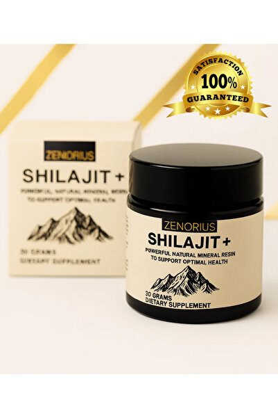 Gymmag Zenorius Shilajit Pure Resin – Supplement for Energy, Vitality and Focus – 30 g