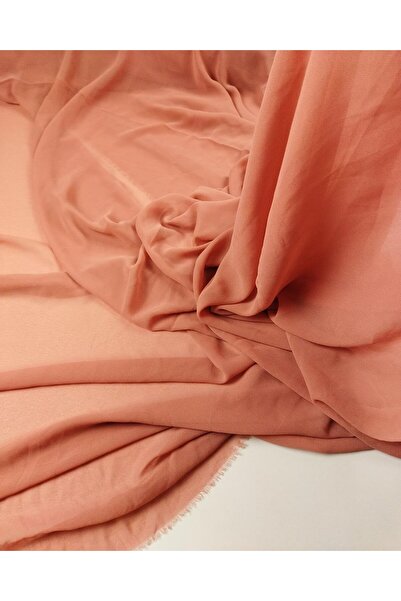 Kumaş Parça Шифон кольору сушеної троянди: 140