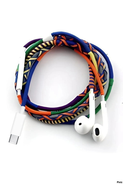 rangmobil Örgülü Type-c Kulaklık (Mİ) -Huawei - Vivo -Samsung -Uyumlu Mikrofo...