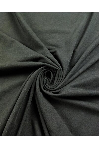 Kumaş Parça قماش جيرسيه ممشط باللون الأسود العرض: 180