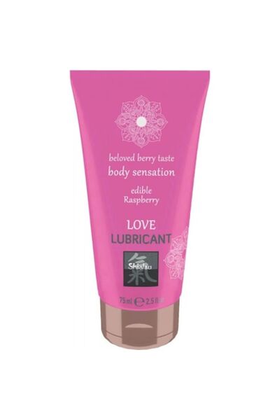 Shiatsu Aromă de zmeură comestibilă pe bază de apă 75 ml