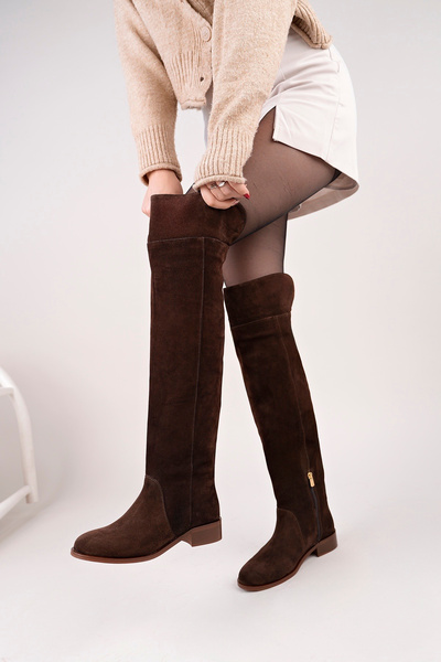 NOSEY SHOES ICONA MODEL ΓΝΗΣΙΟ ΔΕΡΜΑ ΜΑΚΡΙΑ ΜΠΟΤΑΚΙΑ ΜΕ ΣΠΟΥΡΓΕΣ ΠΛΑΙΣΙΑ ΜΕ ΦΕΡΜΟΥΑΡ ΚΑΘΗΜΕΡΙΝΑ ΓΥΝΑΙΚΕΙΑ ΜΠΟΤΑΚΙΑ