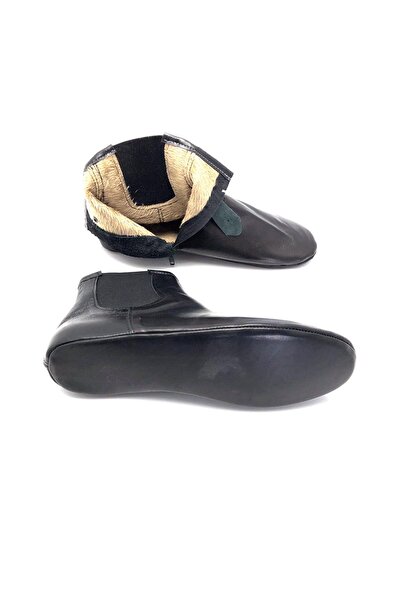 Derilax Естествена кожа с кожена подплата, топла подплата, цип и еластични меки ботуши