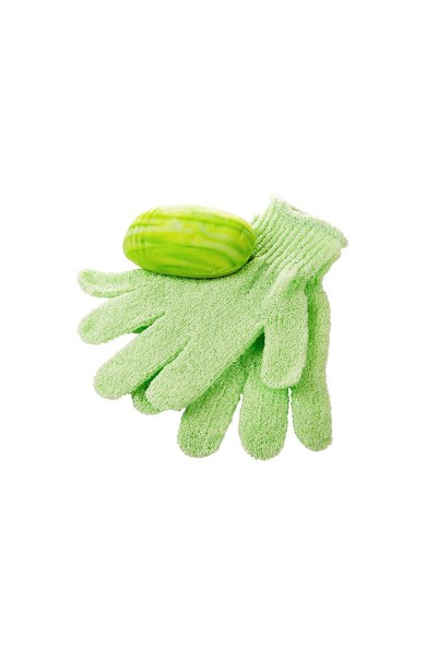 Yelajoy 4 Pack Exfoliating Bath Gloves,Reusable for Beauty Spa Massage Skin Dead Skin Removal,4 Colors
