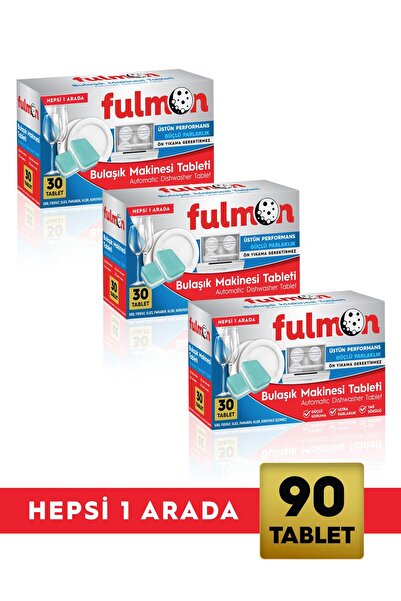 FULMON أقراص غسالة الأطباق 90 لي، الكل في واحد