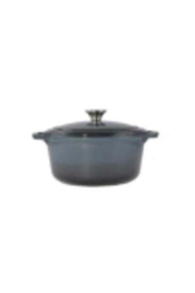 Perfect Home Enameled cast iron pot 4 liters, 24 cm, blue