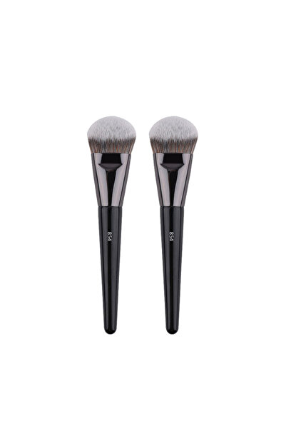 choice2 2pcs 854 1pc Angled Foundation Makeup Brushes Liquid Foundation Base Make up Brush Bronzer sided Det