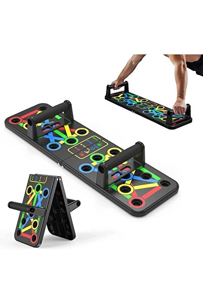 COOYA 14 in 1 Push Up Board, Foldable Push Up Handles for Floor to Strengthen Arms, Core and Back